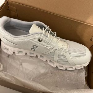 Cloud 5 womens shoes in ice white